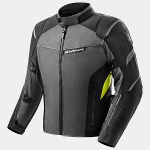 SHIMA_RUSH_VENT_JKT_MEN GREY YELLOW